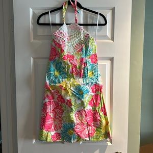 Lilly  Pulitzer Halter Summer Dress - Size 0